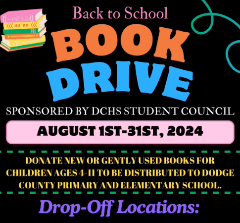 Dodge County Book Drive Aug. 2024